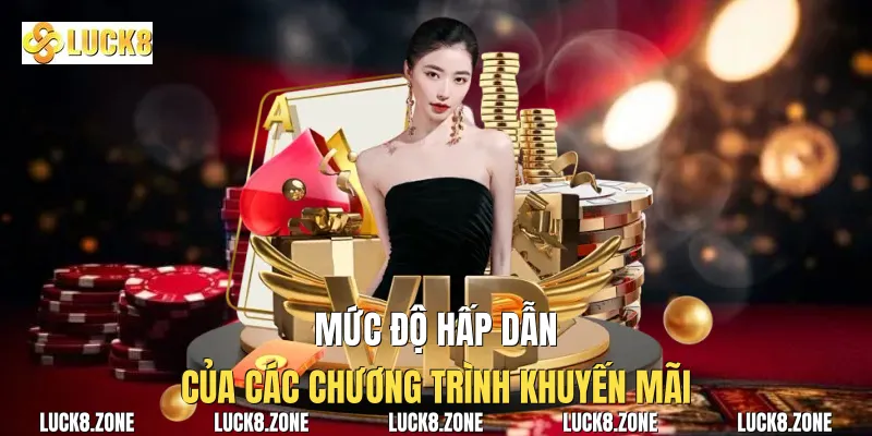 Mức độ hấp dẫn của các chương trình khuyến mãi